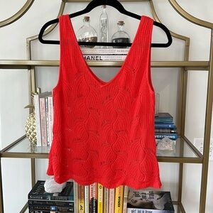 Another Love Red Sweater Tanktop size M